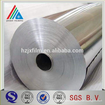 Packaging metallized silver PET film